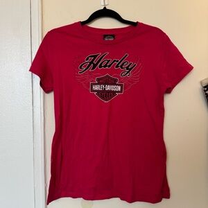Harley Davidson Vintage/y2k Pink Orlando T-Shirt